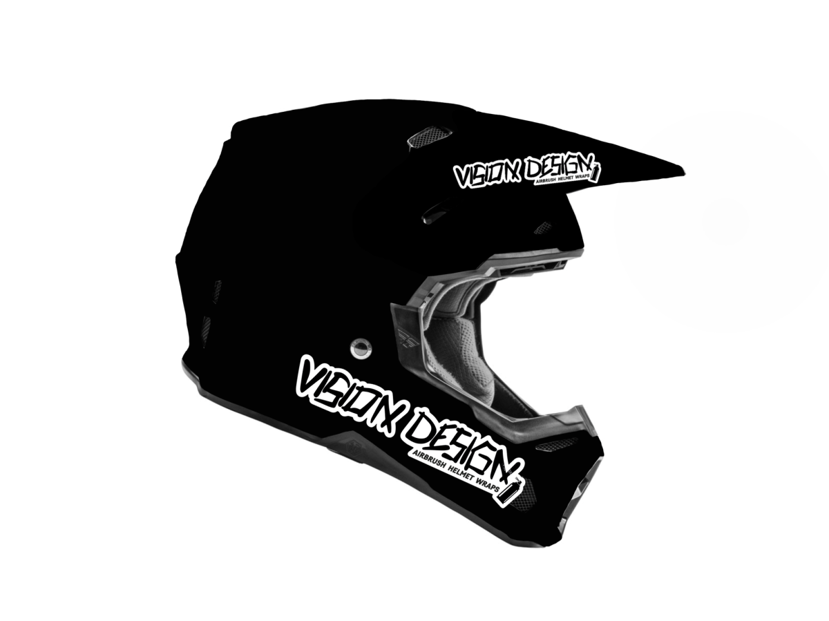 Airbrush Helmet Wraps - Full Custom